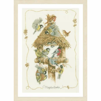 Birdhouse cross stitch kit from Lanarte LAN-PN0007962