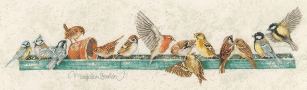 The Pecking Order cross stitch kit from Lanarte LAN-PN0007963