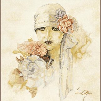 Sara Moon cross stitch kit from Lanarte LAN-PN0007972