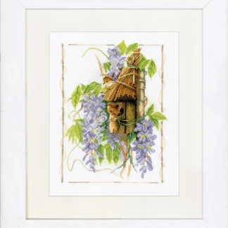 Wisteria cross stitch kit from Lanarte LAN-PN0021208