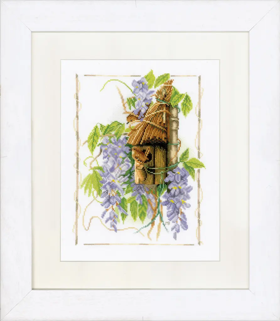 Wisteria cross stitch kit from Lanarte LAN-PN0021208