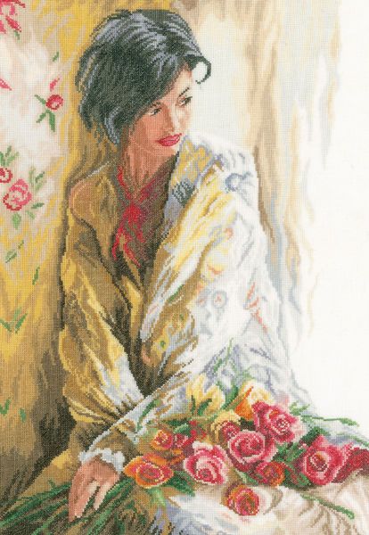 Morning Beauty cross stitch kit from Lanarte LAN-PN0021823