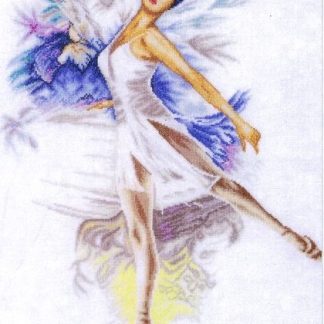 Ballerina cross stitch kit from Lanarte LAN-PN0156939