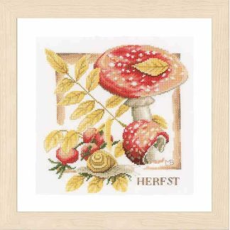 Autumn cross stitch kit from Lanarte LAN-PN0162304
