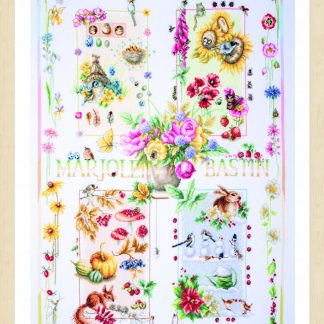 4 Seasons cross stitch kit from Lanarte LAN-PN0188067