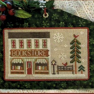 The Bookstore cross stitch pattern from Little House Needleworks LHN-PC100