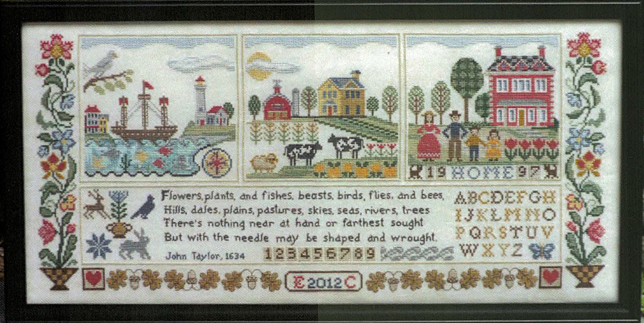With the Needle cross stitch pattern from Lila's Studio LIS-0212