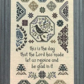 Quaker Rejoice cross stitch pattern from My Big Toe MBT-255