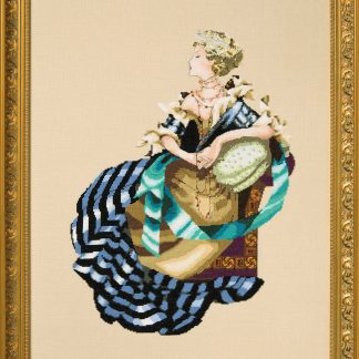 Portrait of Lady M cross stitch pattern from Mirabilia Designs MD-200