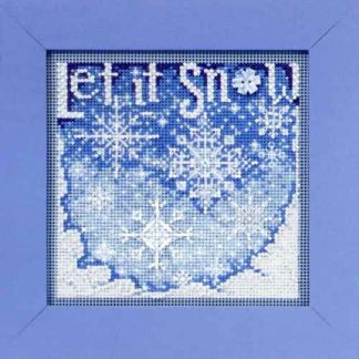 Snowfall cross stitch bead kit from Mill Hill MH-140303