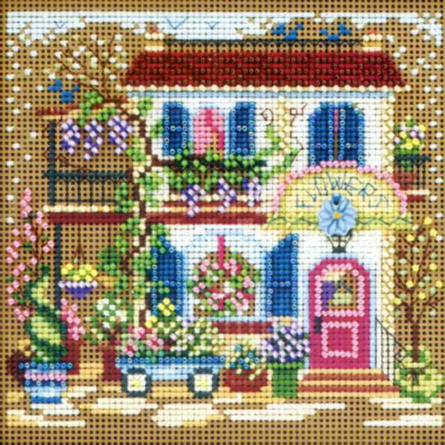 Flower Shoppe cross stitch bead kit from Mill Hill MH-141103