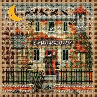 Haunted Laboratory cross stitch bead kit from Mill Hill MH-141623