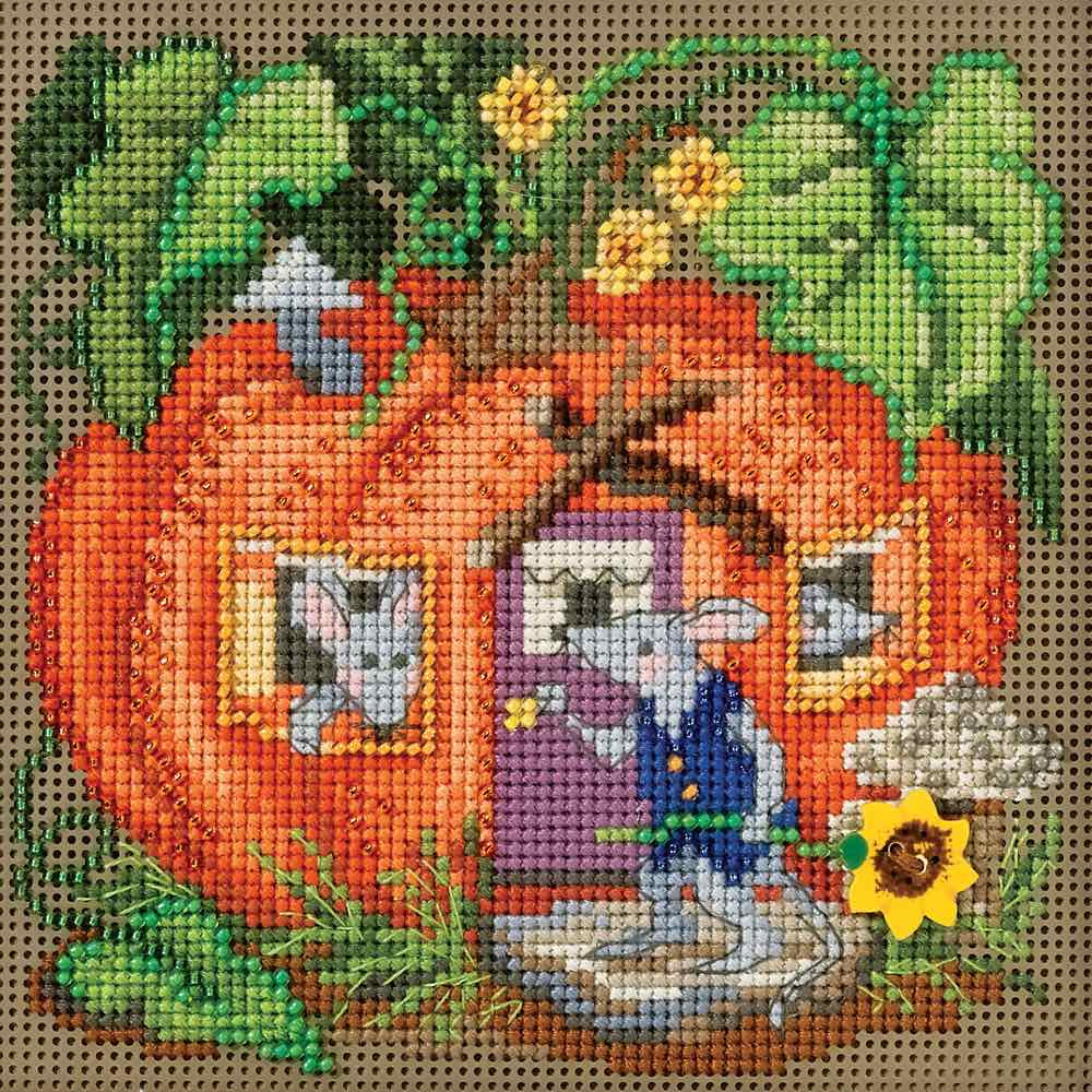 Mouse House cross stitch bead kit from Mill Hill MH-141625