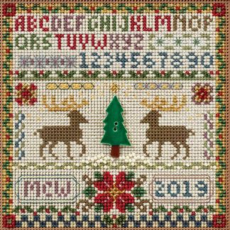 Holiday Sampler cross stitch bead kit from Mill Hill MH-141633