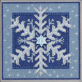 Crystal Snowflake cross stitch bead kit from Mill Hill MH-141635