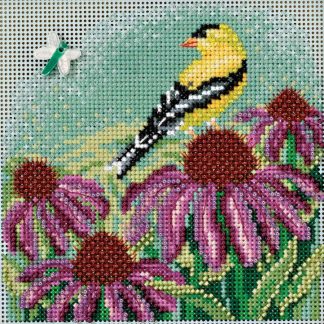 Goldfinch cross stitch bead kit from Mill Hill MH-141712