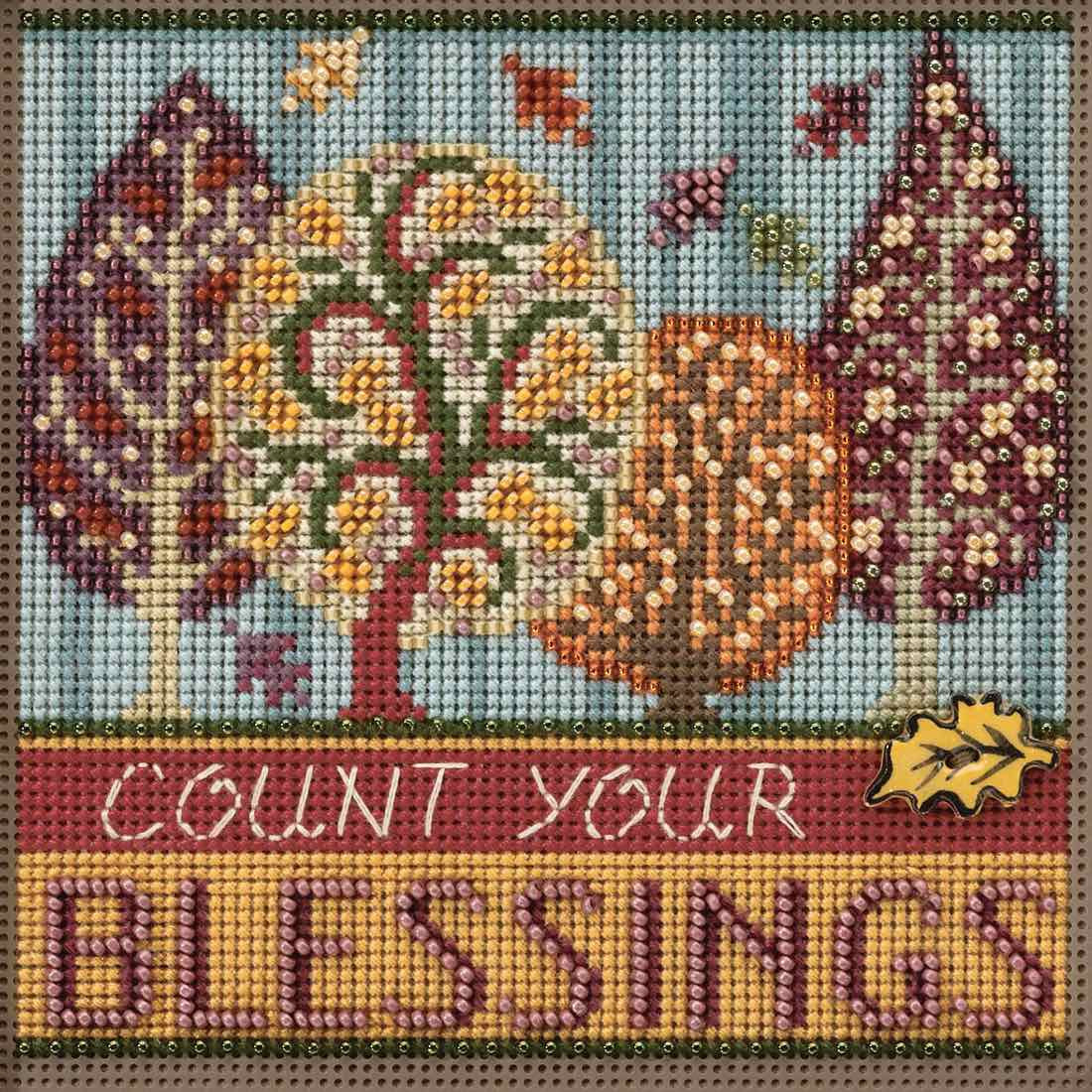 Blessings cross stitch bead kit from Mill Hill MH-141725