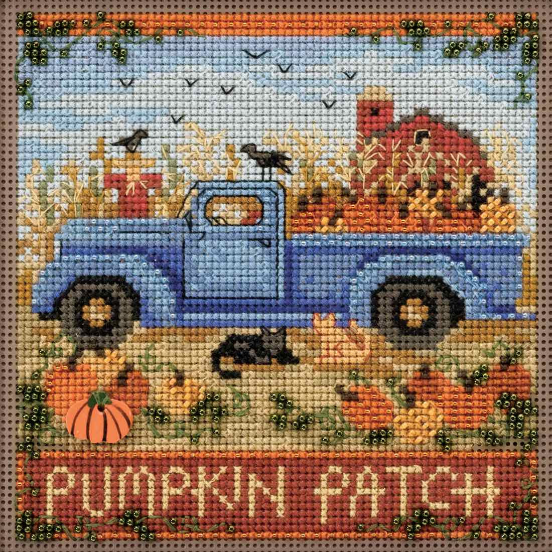 Old Time Harvest cross stitch bead kit from Mill Hill MH-141726