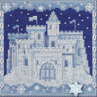 Ice Castle cross stitch bead kit from Mill Hill MH-141736