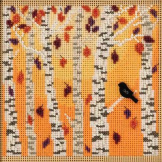 Autumn Woods cross stitch bead kit from Mill Hill MH-141823