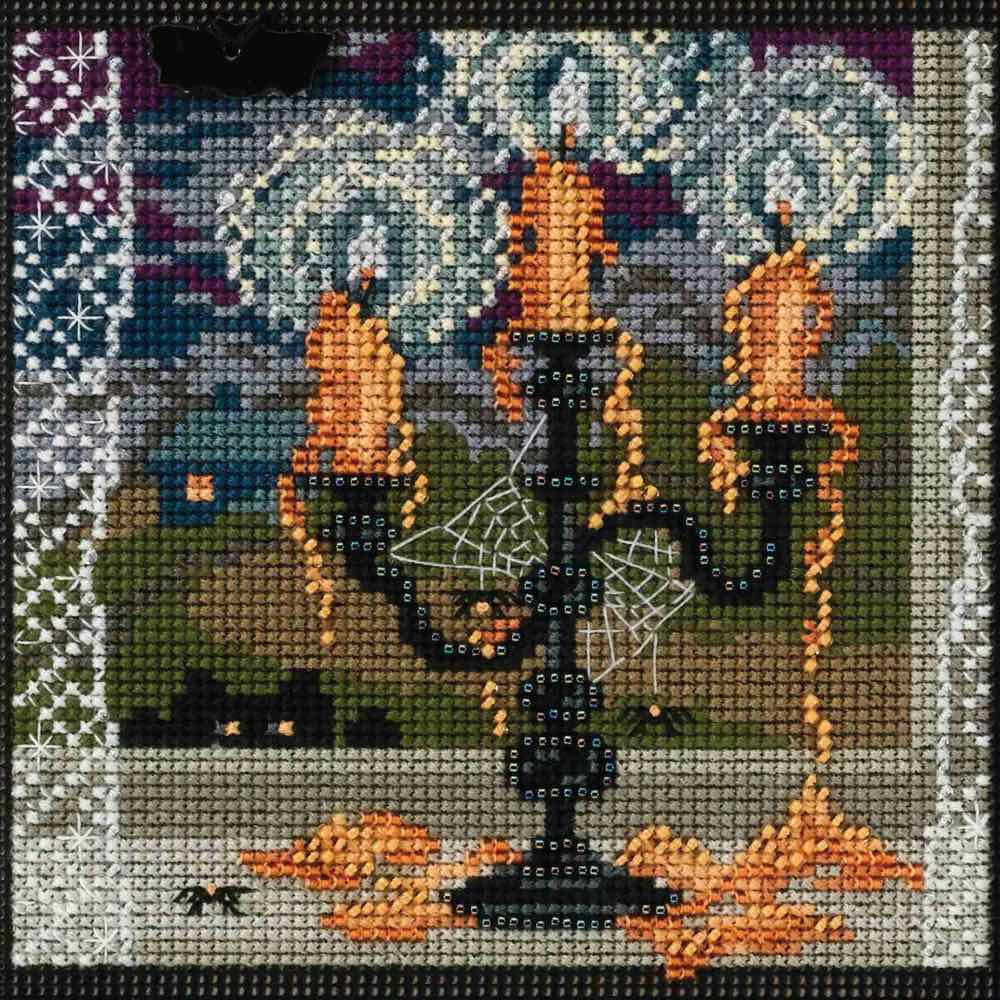 Midnight Glow cross stitch bead kit from Mill Hill MH-141826