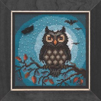 Midnight Owl cross stitch bead kit from Mill Hill MH-141922