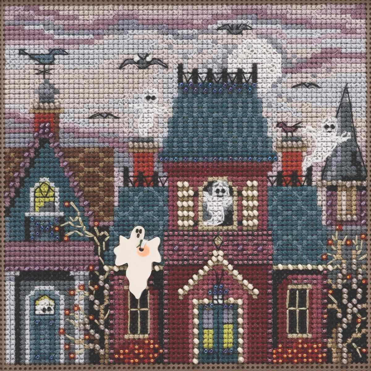 Ghost Town cross stitch bead kit from Mill Hill MH-141923
