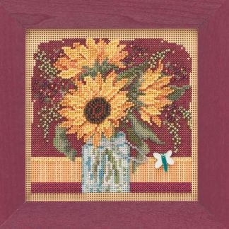 Sunflower Bouquet cross stitch bead kit from Mill Hill MH-141924
