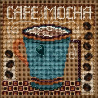 Cafe Mocha cross stitch bead kit from Mill Hill MH-142026