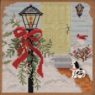 Christmas Welcome cross stitch bead kit from Mill Hill MH-142031