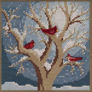 Frosty Morning cross stitch bead kit from Mill Hill MH-142033