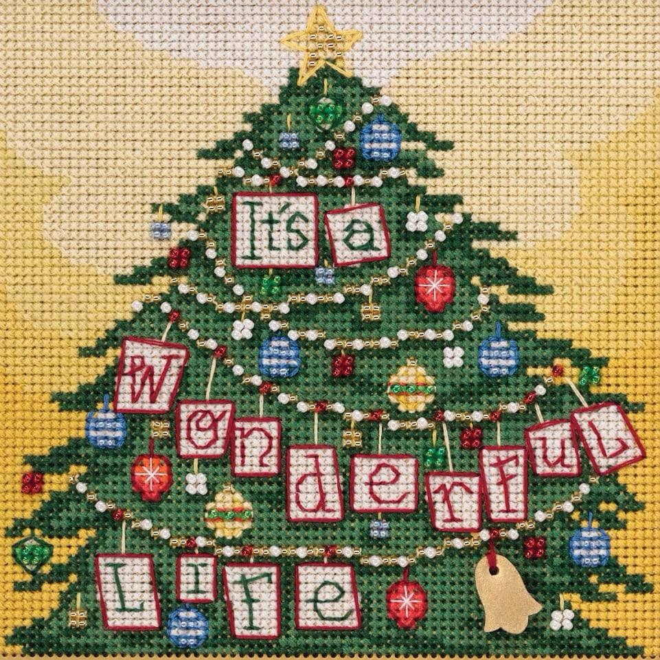 It's a Wonderful Life cross stitch bead kit from Mill Hill MH-142035