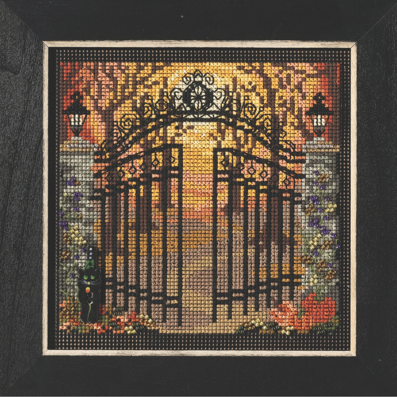 Spooky Gate cross stitch bead kit from Mill Hill MH-142123