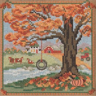 Autumn Swing cross stitch bead kit from Mill Hill MH-142126