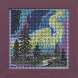 Aurora Borealis cross stitch bead kit from Mill Hill MH-142231
