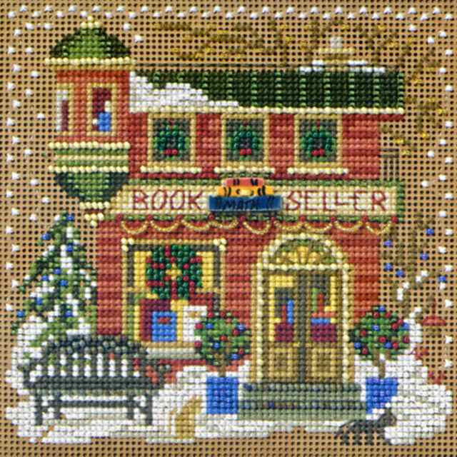 Book Seller cross stitch bead kit from Mill Hill MH-142305