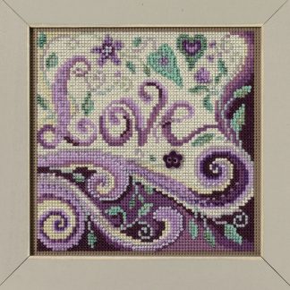 Love cross stitch bead kit from Mill Hill MH-142312