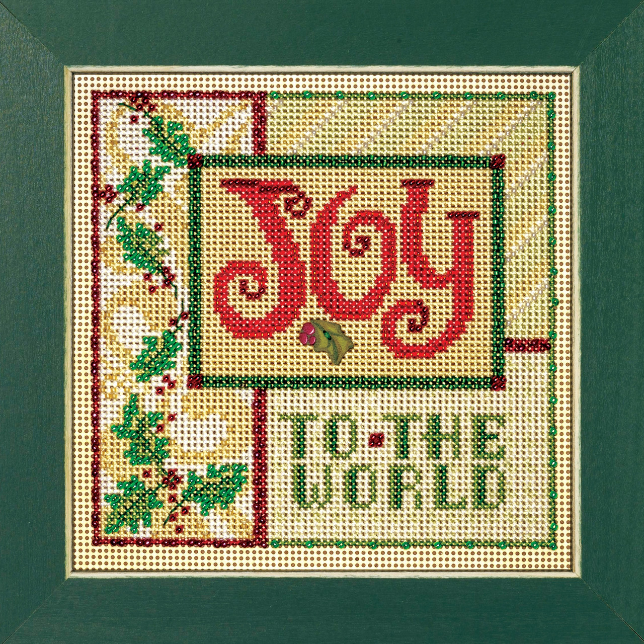 Joy cross stitch bead kit from Mill Hill MH-142331