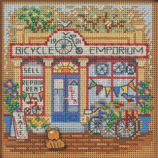 Bicycle Emporium cross stitch bead kit from Mill Hill MH-142412