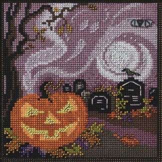 Haunted Graveyard cross stitch bead kit from Mill Hill MH-142424