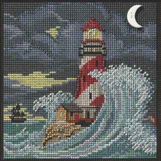 Haunted Lighthouse cross stitch bead kit from Mill Hill MH-142522