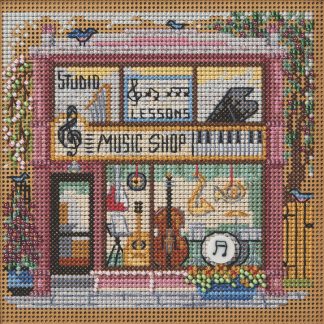 Music Shop cross stitch bead kit from Mill Hill MH-142611