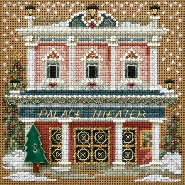 Palace Theater cross stitch bead kit from Mill Hill MH-144302