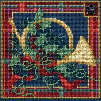 French Horn cross stitch bead kit from Mill Hill MH-144306