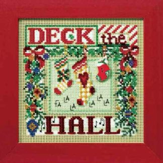 Deck the Hall cross stitch bead kit from Mill Hill MH-148303