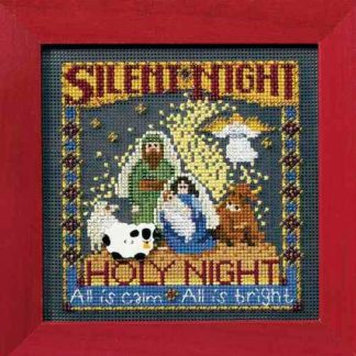 Silent Night cross stitch bead kit from Mill Hill MH-148304
