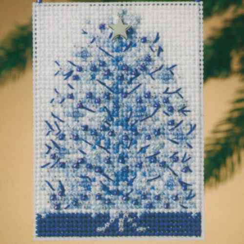 Silvery Tree cross stitch bead kit from Mill Hill MH-160303
