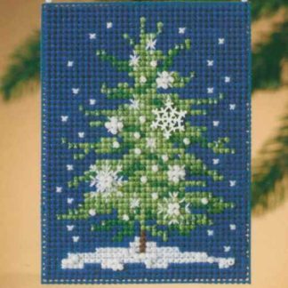 Snowflake Tree cross stitch bead kit from Mill Hill MH-160304