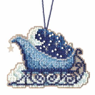 Celestial Sleigh cross stitch bead kit from Mill Hill MH-161731