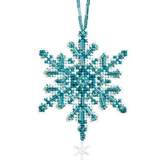 Aqua Crystal cross stitch bead kit from Mill Hill MH-162301